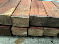 Padouk regels 40x60 mm geschaafd (32x) - afbeelding 6 van  6