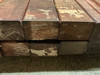 Padouk regels 40x60 mm geschaafd (32x) - afbeelding 6 van  6