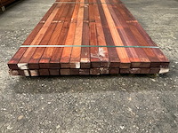 Padouk regels 40x60 mm geschaafd (32x) - afbeelding 3 van  5