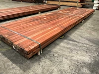 Padouk regels 40x60 mm geschaafd (32x) - afbeelding 3 van  6