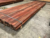Padouk regels 40x60 mm geschaafd (32x) - afbeelding 3 van  6