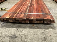 Padouk regels 40x60 mm geschaafd (32x) - afbeelding 4 van  6