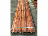 Padouk regels 40x60 mm geschaafd (32x) - afbeelding 4 van  5