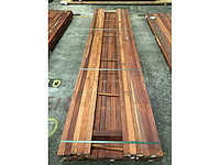 Padouk regels 40x60 mm geschaafd (43x) - afbeelding 5 van  6