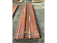 Padouk regels 40x60 mm geschaafd (46x) - afbeelding 5 van  6