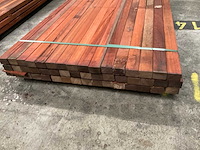 Padouk regels 40x60 mm geschaafd (48x) - afbeelding 4 van  6