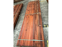 Padouk regels 40x60 mm geschaafd (48x) - afbeelding 5 van  6