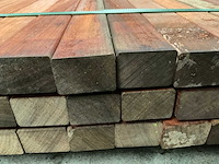 Padouk regels 40x60 mm geschaafd (48x) - afbeelding 6 van  6