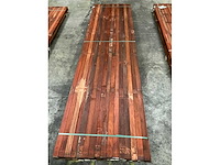 Padouk regels 40x60 mm geschaafd (48x) - afbeelding 5 van  6