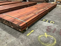 Padouk regels 40x60 mm geschaafd (48x) - afbeelding 3 van  6