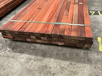 Padouk regels 40x60 mm geschaafd (48x) - afbeelding 4 van  6