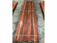 Padouk regels 40x60 mm geschaafd (48x) - afbeelding 5 van  6