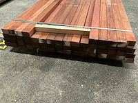 Padouk regels 40x60 mm geschaafd (57x) - afbeelding 2 van  6
