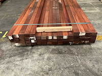 Padouk regels 40x60 mm geschaafd (57x) - afbeelding 4 van  6