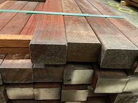 Padouk regels geschaafd 40x60 mm (55x) - afbeelding 2 van  2