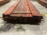 Padouk regels geschaafd 40x60 mm (55x) - afbeelding 2 van  6