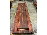 Padouk regels geschaafd 40x60 mm (55x) - afbeelding 5 van  6