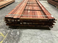 Padouk regels geschaafd 40x60 mm (55x) - afbeelding 2 van  6