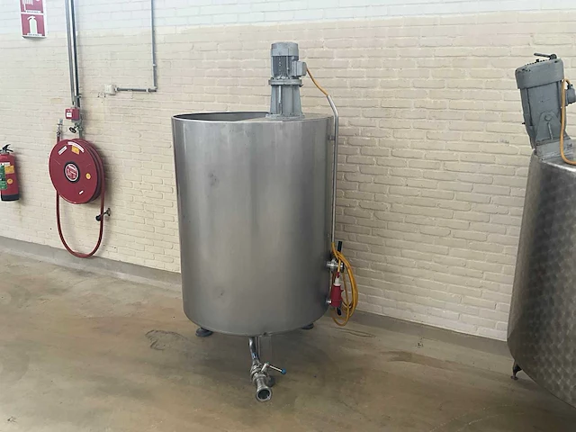 Padovan rvs open mengtank (circa 450liter) - afbeelding 1 van  9
