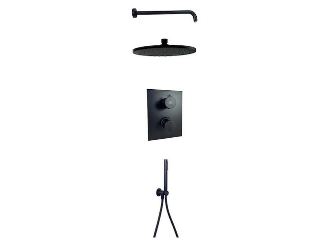 Paffoni - light - complete set - thermostatische inbouwdoucheset - afbeelding 2 van  7