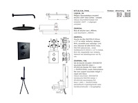 Paffoni - light - complete set - thermostatische inbouwdoucheset - afbeelding 3 van  7