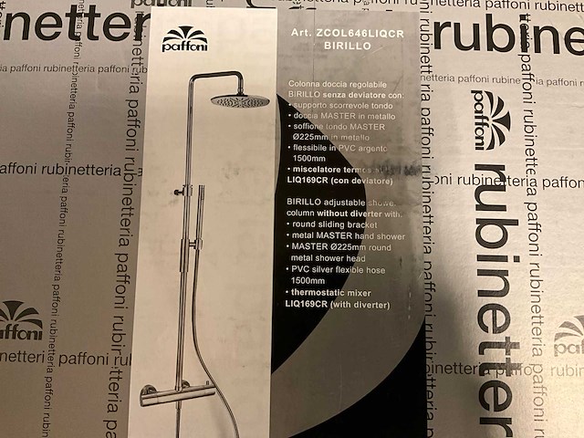 Paffoni birillo regendouche - afbeelding 3 van  8