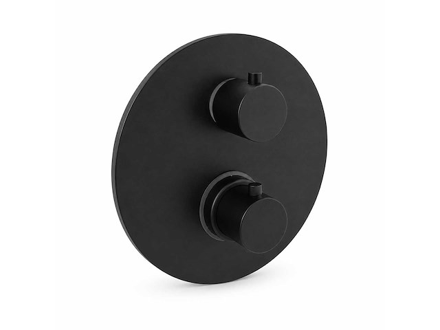 Paffoni liq018no inbouwset light douchethermostaat rond met omstel 2 uitgangen - afbeelding 1 van  5