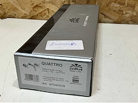 Paffoni quattro wandkraan chroom 3-gats 2-greeps vaste uitloop 175mm chroom - afbeelding 2 van  4