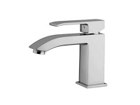 Paffoni wastafelmengkraan level 1-h sprong 121mm chroom - afbeelding 1 van  4