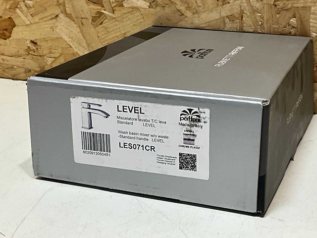 Paffoni wastafelmengkraan level 1-h sprong 121mm chroom - afbeelding 2 van  4