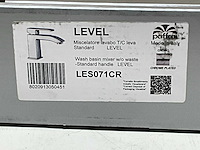 Paffoni wastafelmengkraan level 1-h sprong 121mm chroom - afbeelding 4 van  4