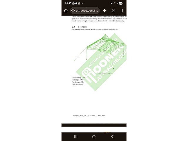 Pagodetentzeilen - afbeelding 3 van  7