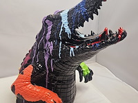 Paintcan splash pop art crocodile - afbeelding 1 van  7