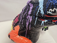 Paintcan splash pop art crocodile - afbeelding 3 van  8