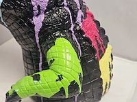 Paintcan splash pop art crocodile - afbeelding 4 van  8