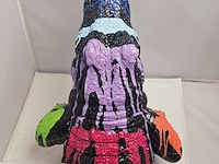 Paintcan splash pop art crocodile - afbeelding 8 van  8