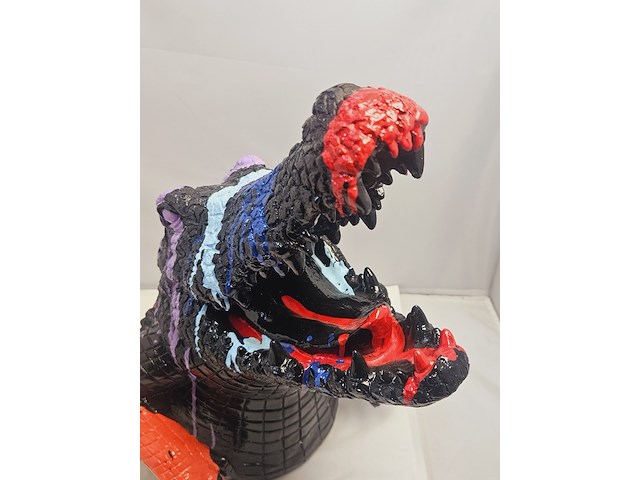 Paintcan splash pop art crocodile - afbeelding 6 van  7