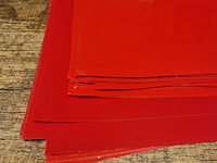 Pakket plotter ruim 35 vel rode flex maat 30x30 cm - afbeelding 3 van  7