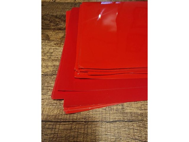 Pakket plotter ruim 35 vel rode flex maat 30x30 cm - afbeelding 6 van  7