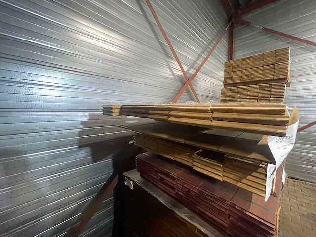 Pakoeli kopse veer en groef (buitenparket) 1250-1550x145x21mm (24x) - afbeelding 3 van  3