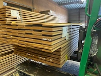 Pakoeli planken geschaafd 2000-2500x140x16mm (192x) - afbeelding 2 van  3
