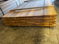 Pakoeli planken geschaafd 3000x90x16mm (112x) - afbeelding 3 van  3