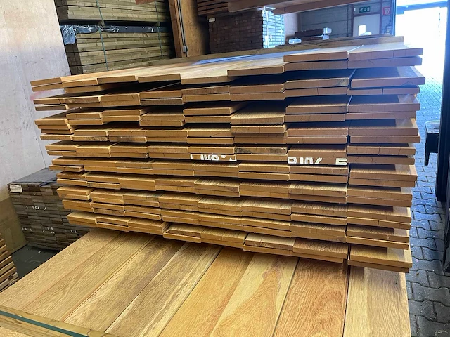 Pakoeli planken geschaafd 3500x140x16mm (80x) - afbeelding 3 van  3