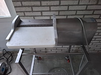 Paling ontvelmachine op verrijdbaar onderstel steen - afbeelding 3 van  9