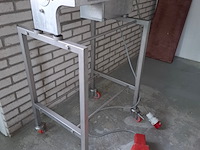 Paling ontvelmachine op verrijdbaar onderstel steen - afbeelding 5 van  9