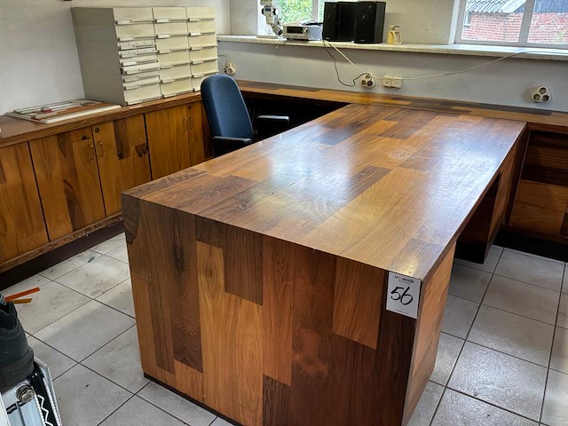 Palissander bureau / kasten - afbeelding 1 van  7