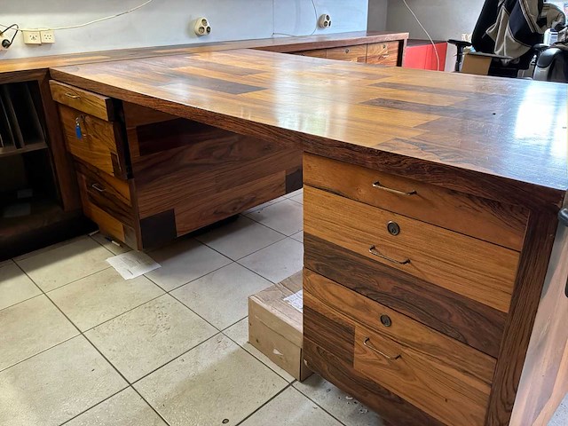 Palissander bureau / kasten - afbeelding 3 van  7