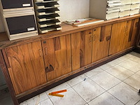 Palissander bureau / kasten - afbeelding 5 van  7