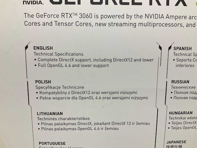 Palit geforce rtx 3060 videokaart - afbeelding 5 van  6