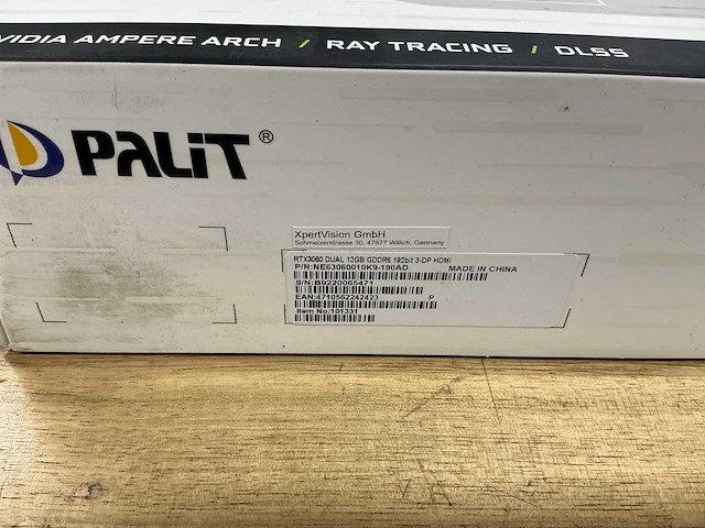 Palit nvidia geforce rtx 3060 videokaart - afbeelding 4 van  4
